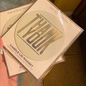 “Thank you” Candle Lid Magnets